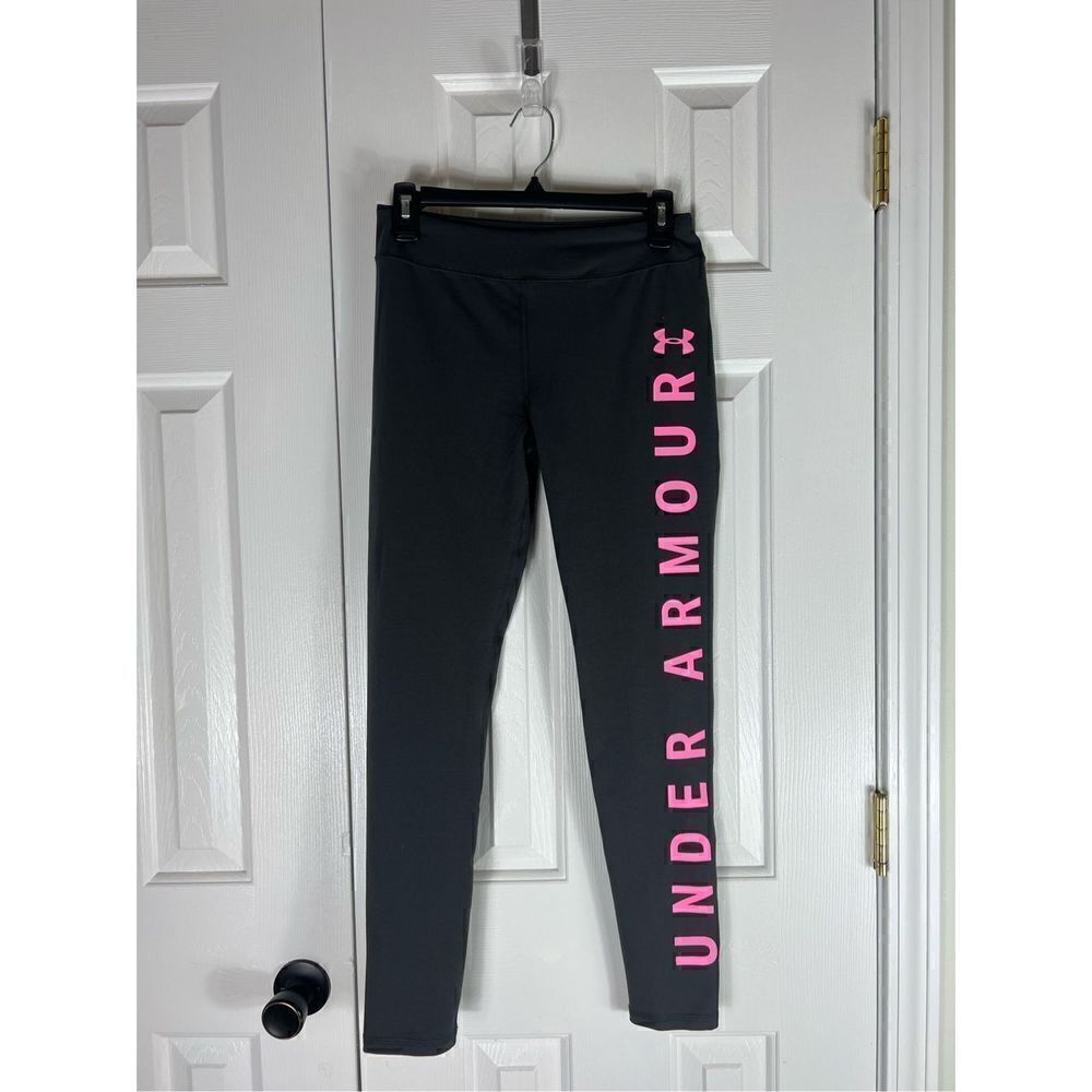 Under Armour Girls Grey Leggings Size YXL